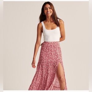 Abercrombie Floral Maxi Skirt